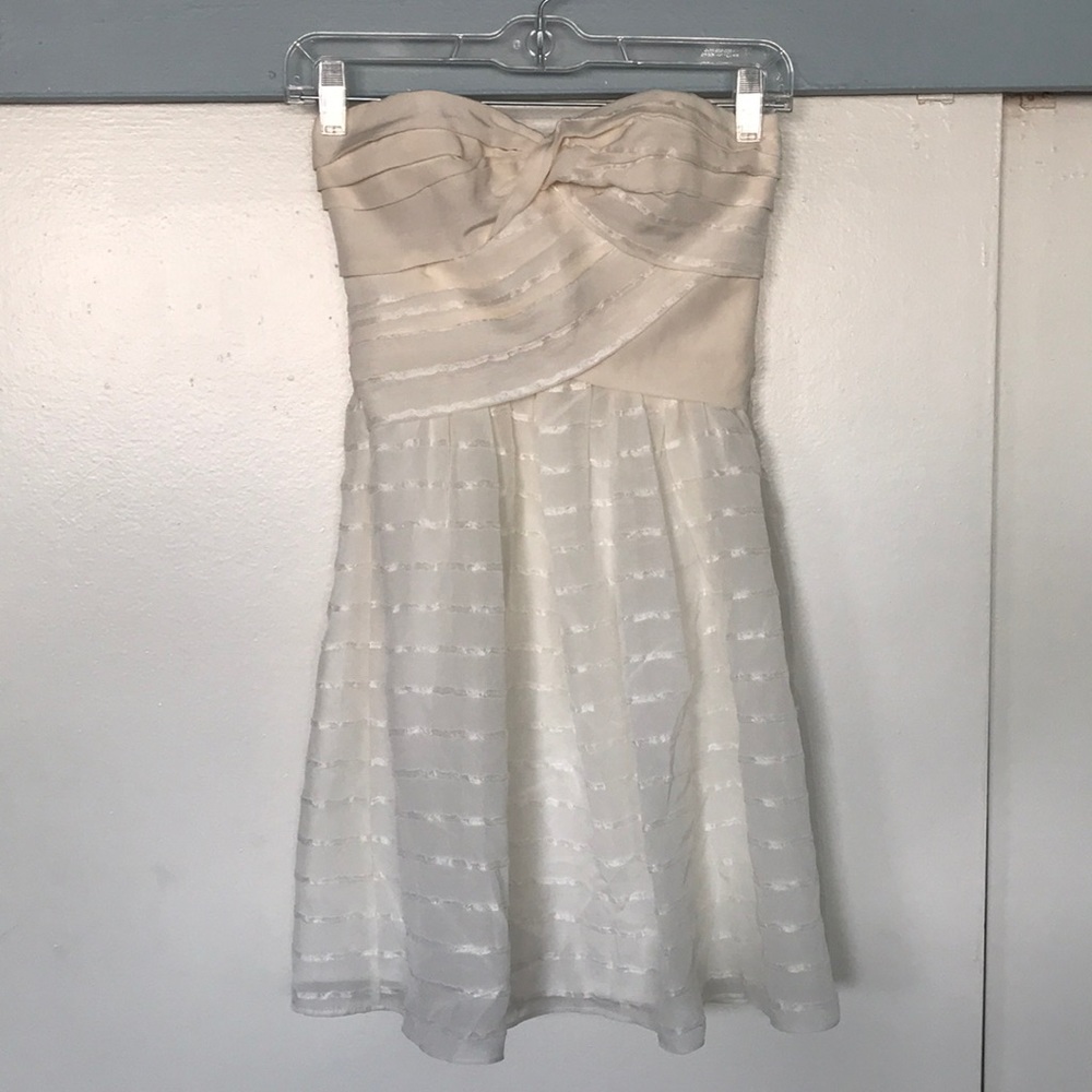 White/ivory SMALL strapless SEDUCE dress